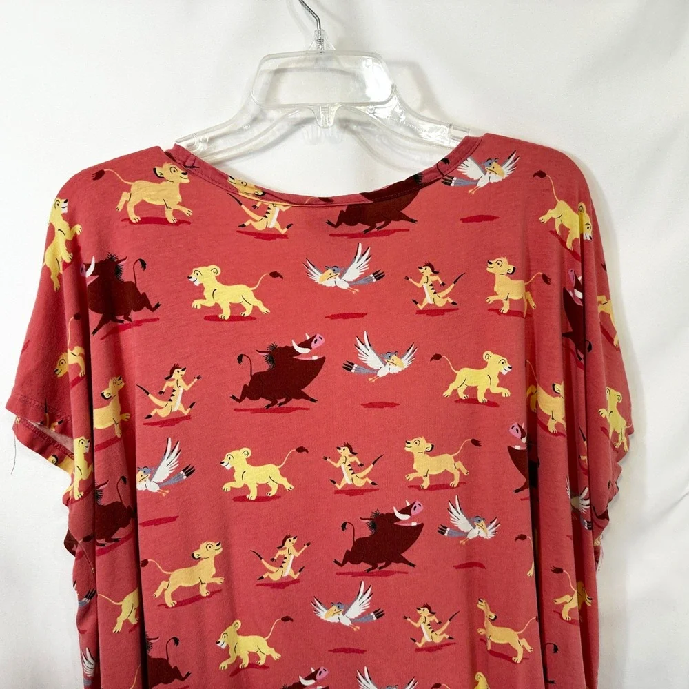 Nite Nite Disney Plus Size 1X Pajama Set Off to Sleep We Go Lion King 1783 - Picture 5 of 16
